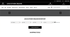 Desktop Screenshot of lexusneworleans.com